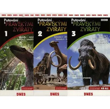 DVD film DVD Komplet Putování s pravěkými zvířaty 1 - 3 (2001)