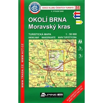 Okolí Brna, Moravský kras (86) - 1:50 000 - KČT