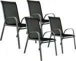 Garthen 29331 židle 4 ks černé
