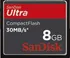 Paměťová karta Compact Flash CF 8GB SanDisk Ultra 50 MB/s