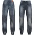 Pánské kalhoty Firetrap Braces Jeans Mens Mid Wash