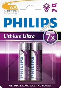 Článková baterie Philips Ultra Lithium AA 2 ks