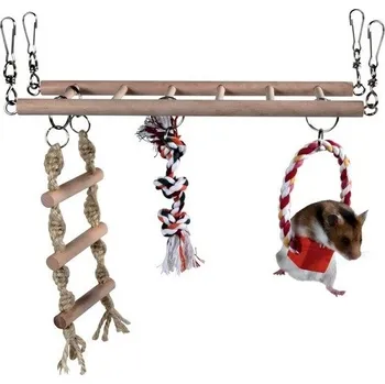 hračka pro malé zvíře Trixie Natural Living houpačka do klece 29 x 25 x 9 cm