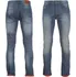 Pánské kalhoty Firetrap Braces Jeans Mens Mid Wash