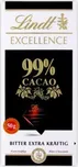 Lindt Excellence čokoláda hořká 99% 50g