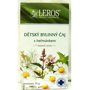 Čaj Leros Dětský bylinný čaj s heřmánkem 75g