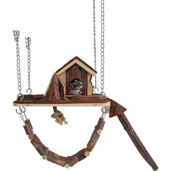 hračka pro malé zvíře Trixie Janne hřiště s domkem pro myš/křečka 26 x 22 cm