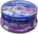 Verbatim DVD+R DL 8,5GB 8x printable 25…