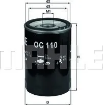 Olejový filtr Olejový filtr MAHLE (OC110OF) MERCEDES-BENZ