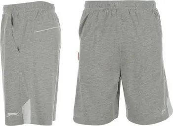 Pánské kraťasy Slazenger Jersey Shorts Mens Grey Marl