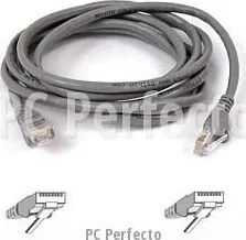 Síťový kabel BELKIN PATCH UTP CAT5e 10m bulk Snagless (A3L791b10M-S) šedý