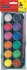Vodová barva Barvy vodové 12 odstínů - 22 mm, černý barevník, Centropen