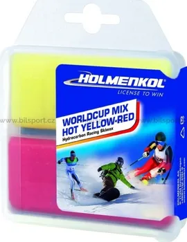 Lyžařský vosk Vosk Holmenkol WORLDCUP MIX HOT Yellow Red 2013