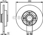 Brzdový kotouč BOSCH (BO 0986479387)