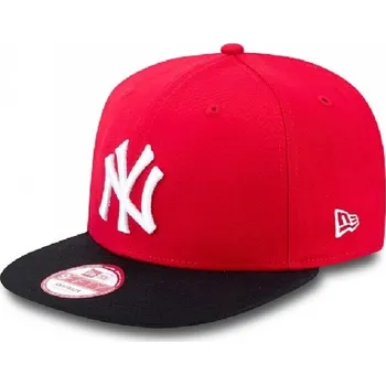 Kšiltovka New Era Cotton Block NY Yankees 9Fifty scarlet/black/white 