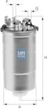 Palivový filtr UFI (24.428.00)