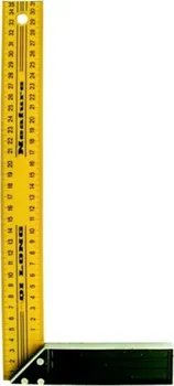 Úhloměr Úhelník žlutý 107002 30cm