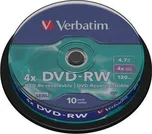 Verbatim DVD-RW 10 pack spindle 4x 4.7GB