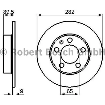 Brzdový kotouč P/L Brzdový kotouč BOSCH (BO 0986478868)