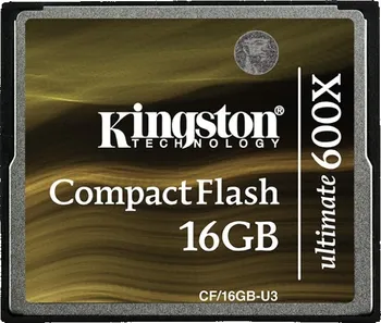 Paměťová karta Kingston CompactFlash Ultimate 16GB 600x