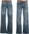 Lee Cooper PU Belted Jeans Mens Mid Wash, 36W R