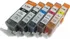 Inkoust Peach CLI-526C,M,Y,B+PGI-525 Combi Pack kompatibilní barevná+černá