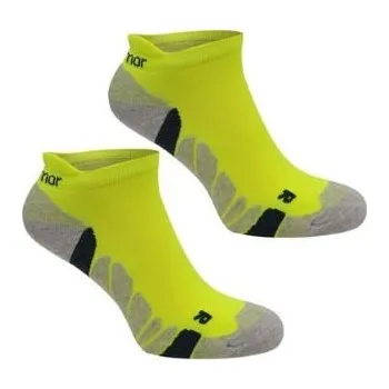 Pánské ponožky Karrimor 2 Pack Running Socks Mens Fluo Yellow