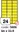 Samolepicí etikety Rayfilm Office - matně žlutá, 300 archů, 64 x 33,9 mm