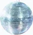 Světelný efekt Zrcadlová koule 100cm