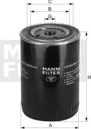 Olejový filtr W940/20 MANN filtr 
