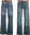Lee Cooper PU Belted Jeans Mens Mid Wash, 32W L