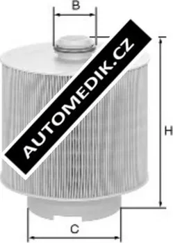 Vzduchový filtr Filtr vzduchový MANN (MF C17137X) AUDI