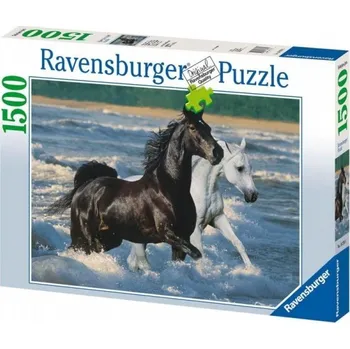 Puzzle Ravensburger Koně na pláži 1500 dílků