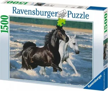 Puzzle Ravensburger Koně na pláži 1500 dílků