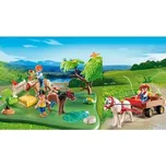 Playmobil 5457 Pastva poníků a vozík na…