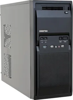 PC skříň Chieftec Case Libra Series/Miditower, LG-01B-OP, Black, USB 3.0