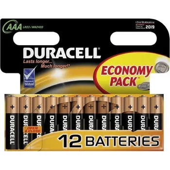 Článková baterie Duracell Basic AAA LR03