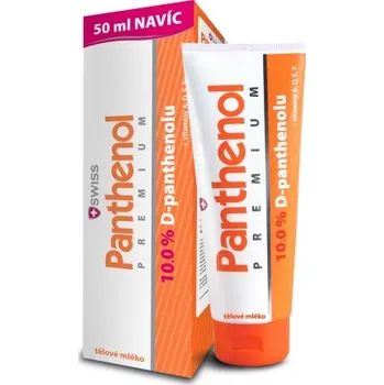 Přípravek po opalování SWISS Panthenol Premium tělové mléko 10%