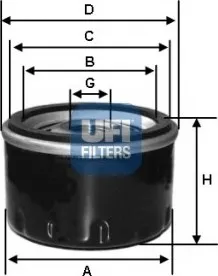 Olejový filtr Olejový filtr UFI (23.278.00)