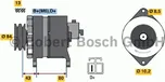 Alternátor Bosch (9 120 334 626) NISSAN