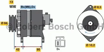 Alternátor Alternátor Bosch (9 120 334 626) NISSAN