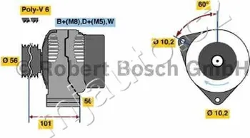 Alternátor Alternátor Bosch (0 123 335 003)