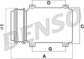 Kompresor klimatizace Kompresor klimatizace DENSO (DE DCP06021)