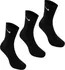 Pánské ponožky Nike 3 Pack Half Cushion Socks Mens Black/White