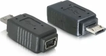Datové redukce DeLock - USB mini 5pin samec na micro USB B samice