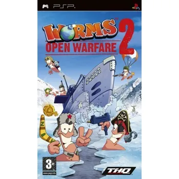 Hra pro starou konzoli PSP Worms: Open Warfare 2