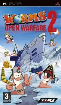 Hra pro starou konzoli PSP Worms: Open Warfare 2