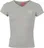 LA Gear V Neck T Shirt Girls Grey Marl, 9-10 (MG)
