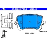 Sada brzdových destiček ATE (AT 602749)