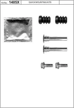 Brzdový třmen P/L kompletní uložení brzdového třmenu QUICK BRAKE (QB 1405X)